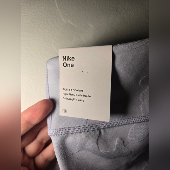 Nike Dri Fit High Rise Full Length Womens Leggings NWT Purple Camo size XL - Picture 6 of 7